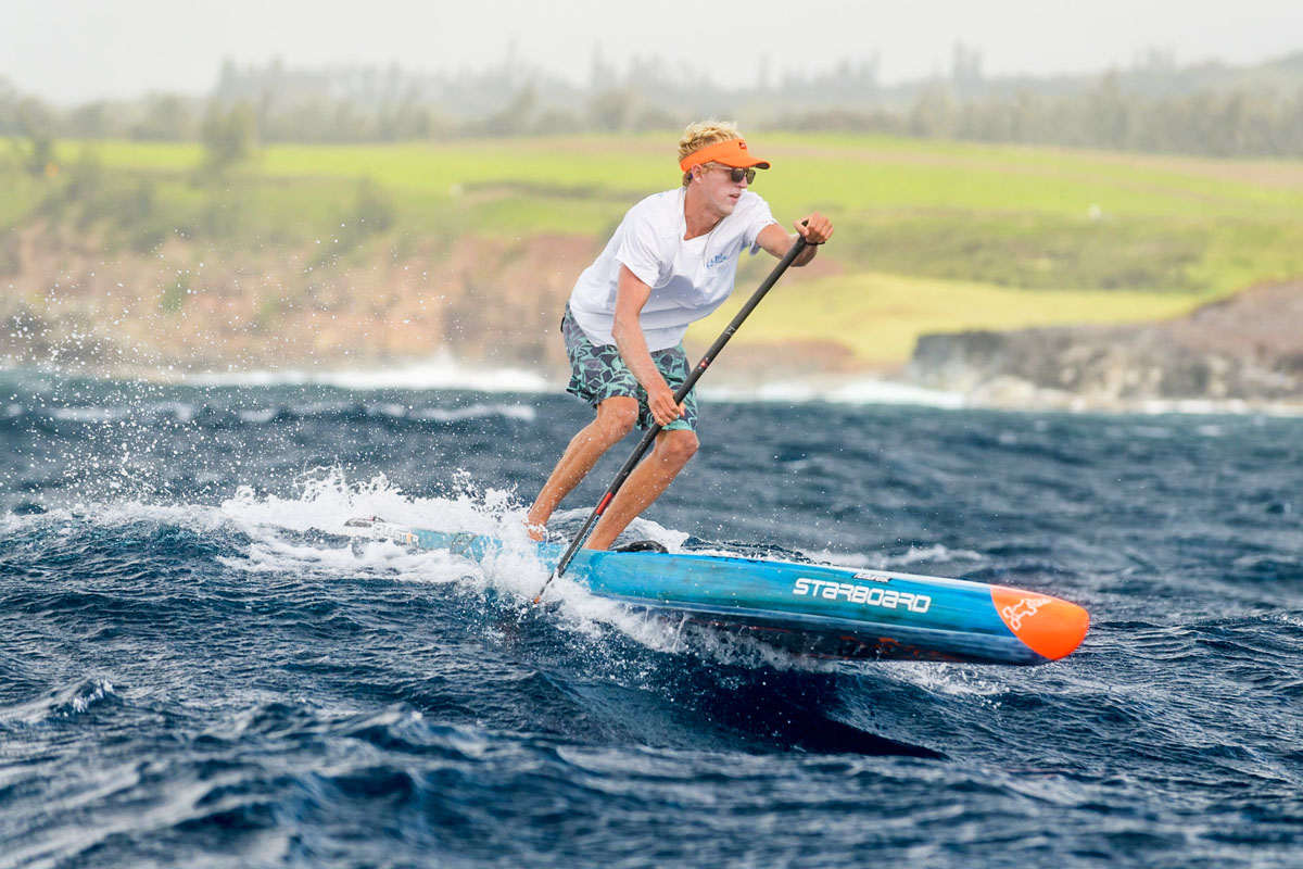connor baxter, sup world champion, fastest paddler on earth, sonic fin, downwinding, starboard allstar fin, fin for starboard all star 12'6", 14" carbon fiber 