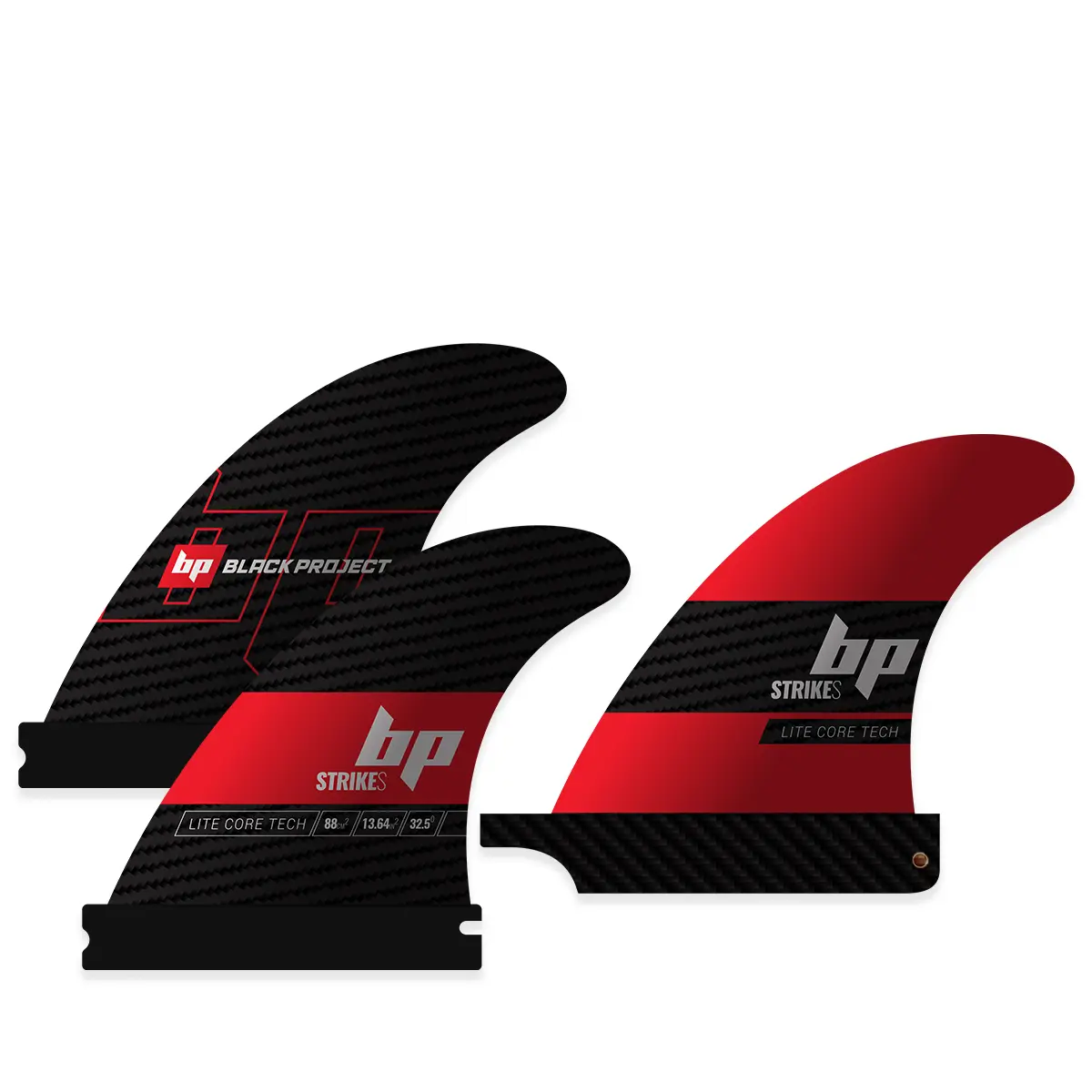 Strike Thruster SUP Surf Fins | BLACK PROJECT SUP