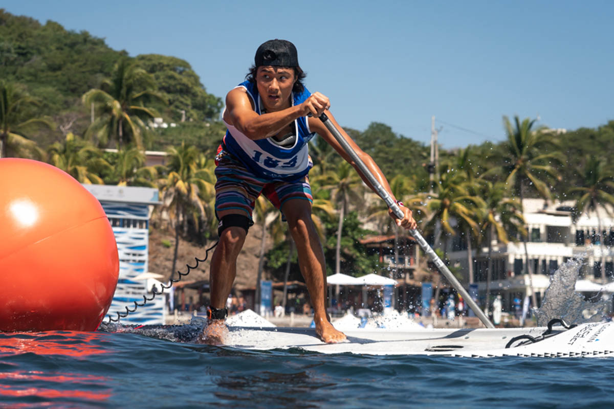 SUP Junior World Champion - Rai Taguchi - Hydro paddle and fin upgrade for SIC Maui RS