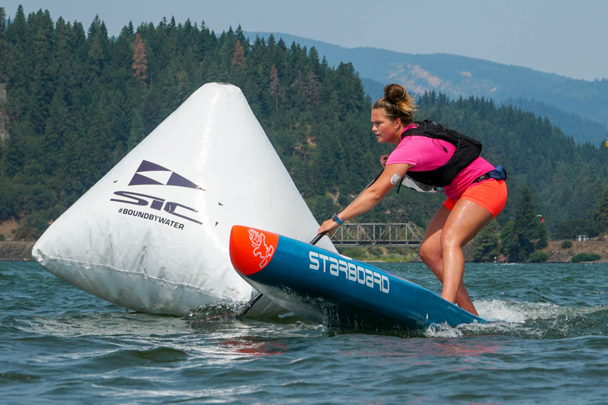Fiona Wylde SUP athlete, gorge paddle challenge 2021, sonic fin