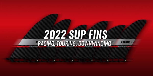 Black Project 2022 SUP Race Fins for paddle boarding.