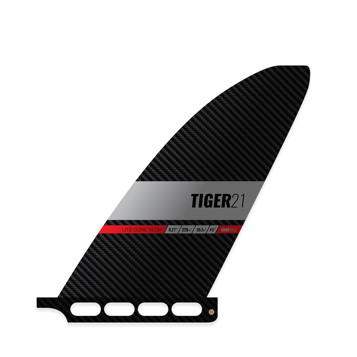 Tiger v2 SUP Race Fin from Black Project