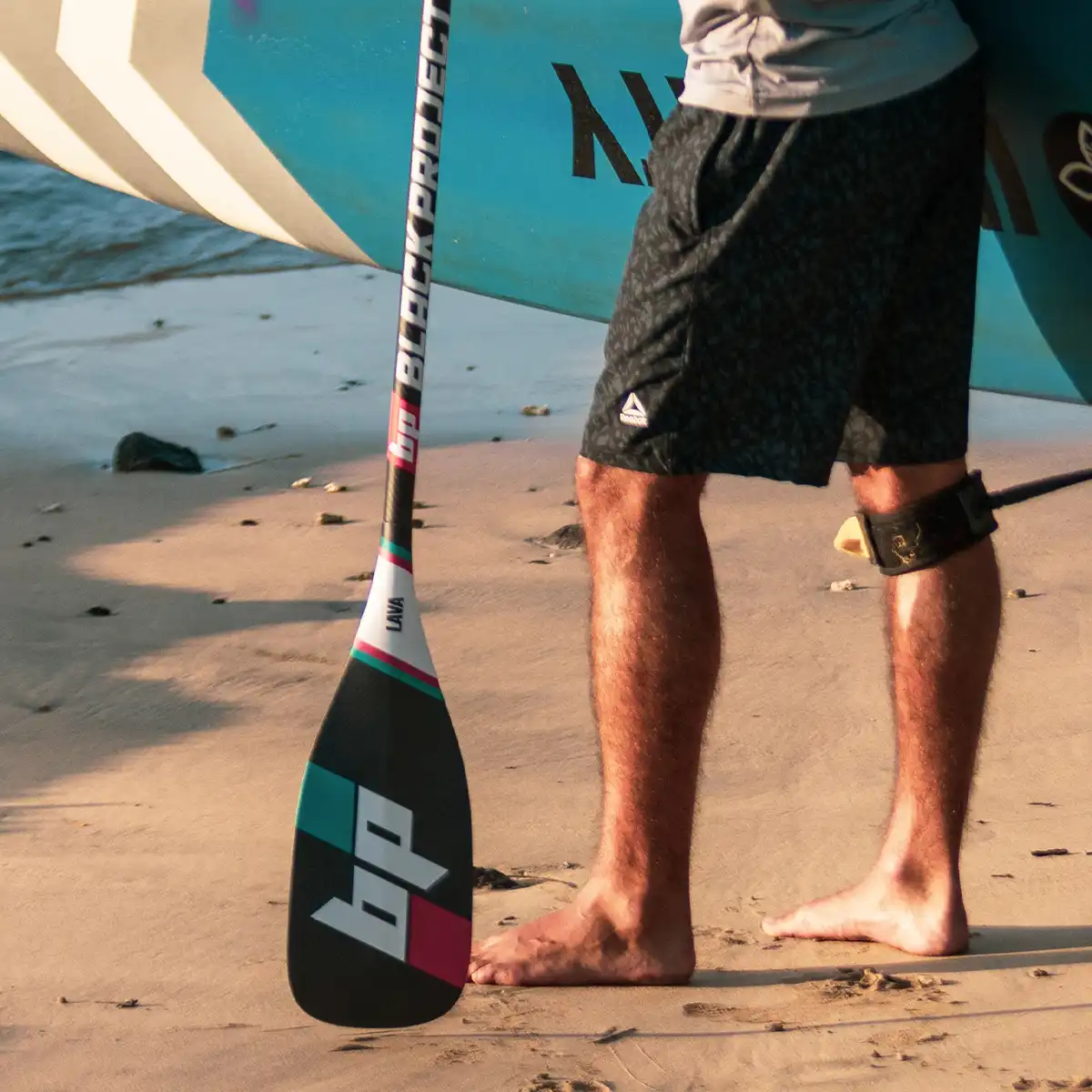 Lava SUP paddle, great for fitness, touring, surfing, carbon SUP paddle on Maui