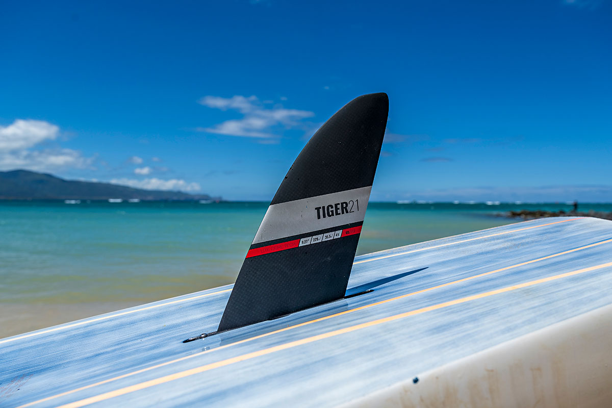 Tiger v2 SUP race fin from Black Project