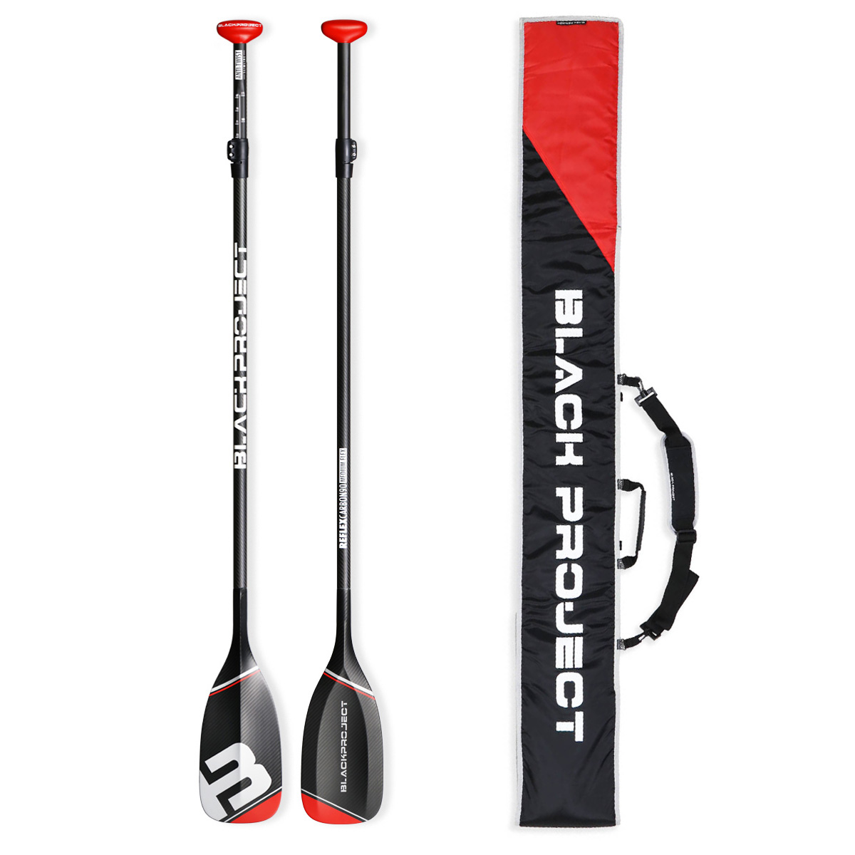 Hydro TempoX Adjustable SUP Paddle | BLACK PROJECT SUP