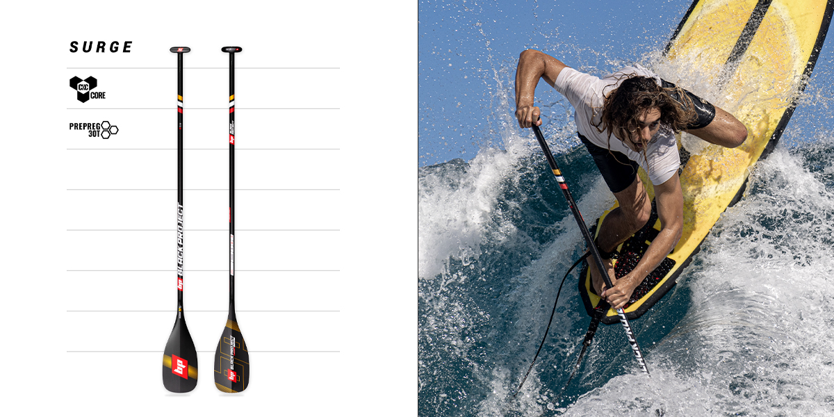 New Surge - The Ultimate SUP Surfing Paddle | BLACK PROJECT