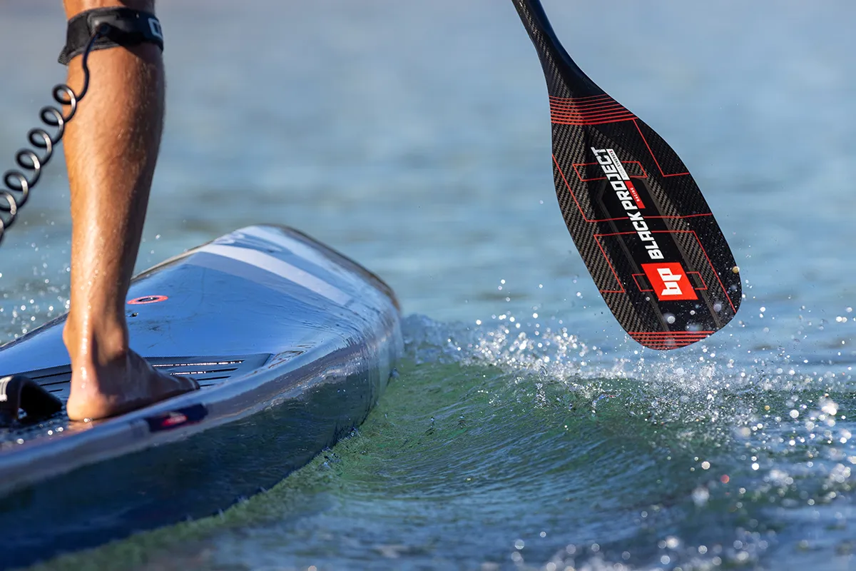 React+ technology, sup paddle, sup race paddle, black project sup, sup racing paddle, hydro synergyx