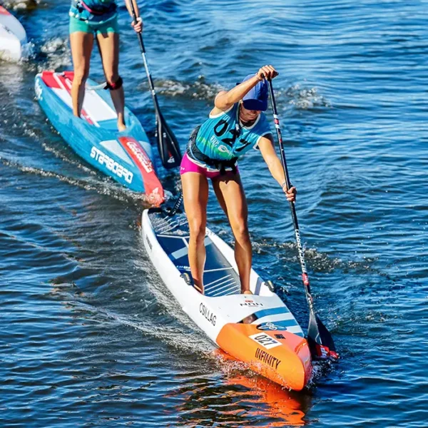 Csillag Kocsis racing with the Hydro SynergyX at the ICF world championships