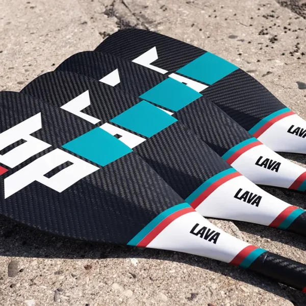 Lava sup paddle, black project, adjustable, 3-piece, travel, carbon, lightweight