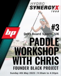 Th Synergy Tour is coming to Drift Board Sports 4th May 2025 - Paddle Demo.